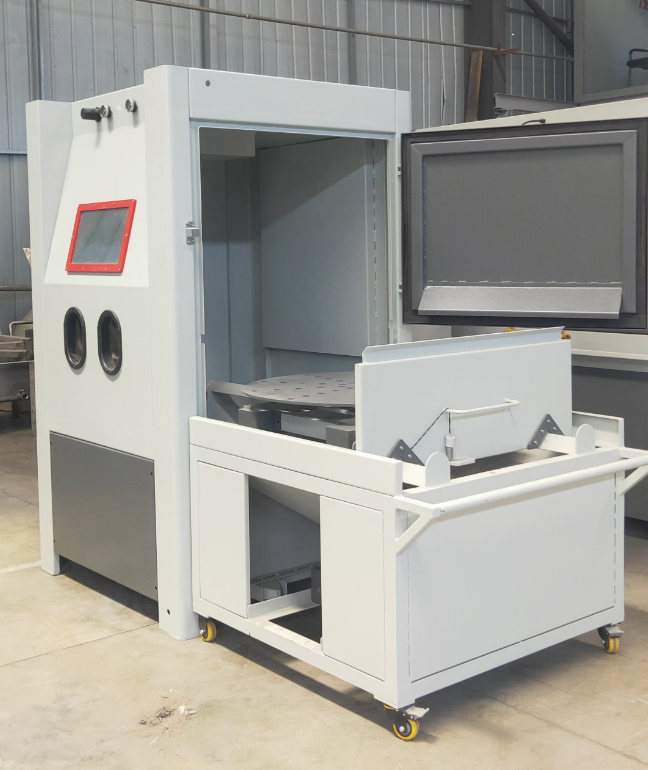 山西箱式喷砂机 适合小工件批量处理